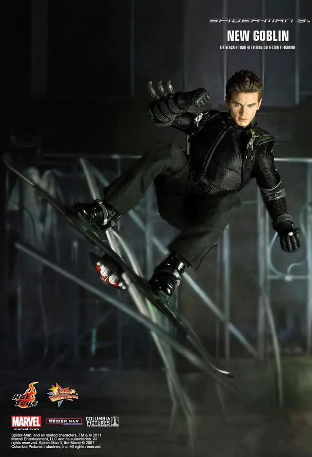 Alt view image 3 of 5 - Figure Hot Toys MMS151 - Marvel Comics - Spider-Man 3 - New Goblin