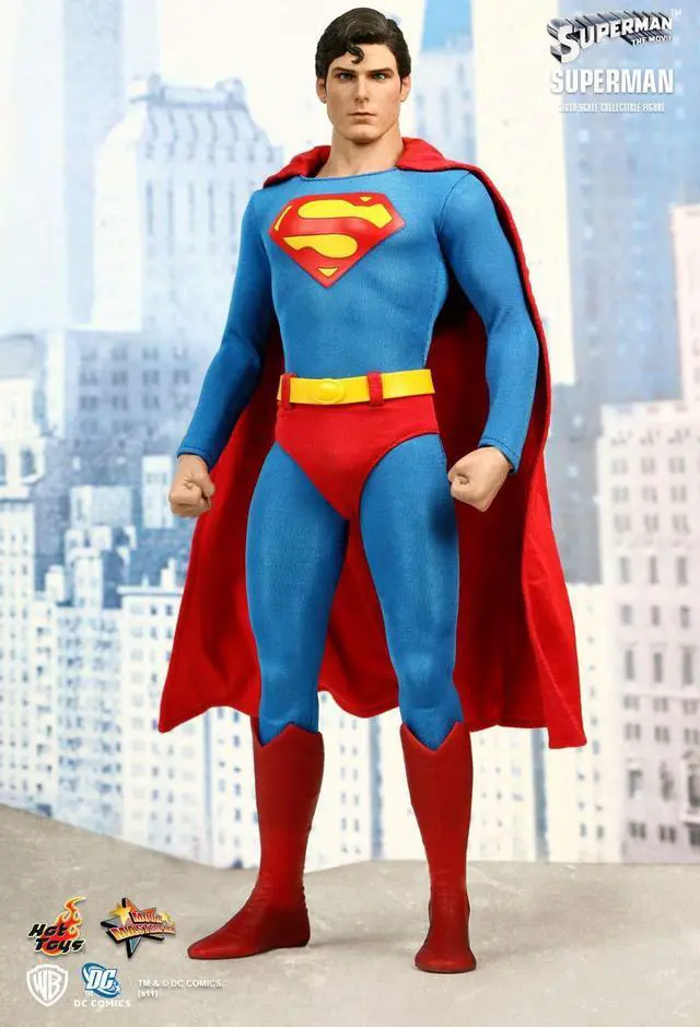 Alt view image 8 of 9 - Superman Christopher Reeve 12" Figure By Hot Toys