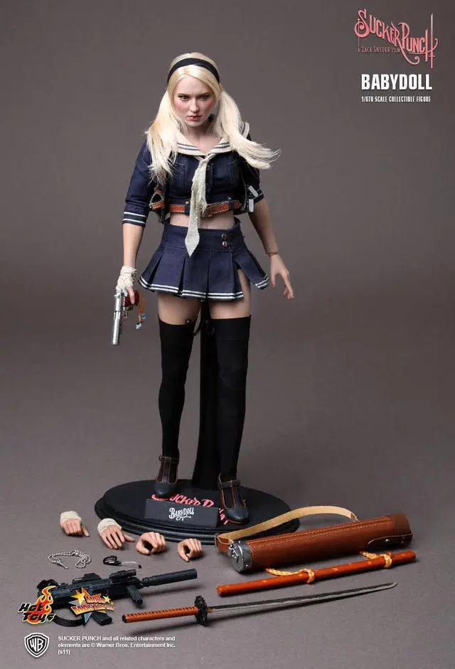 Alt view image 5 of 8 - Sucker Punch Babydoll 1:6 Scale 12" Figure By Hot Toys