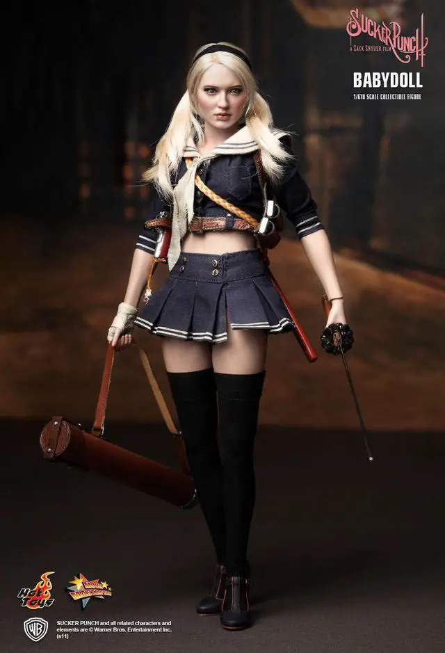 Alt view image 6 of 8 - Sucker Punch Babydoll 1:6 Scale 12" Figure By Hot Toys