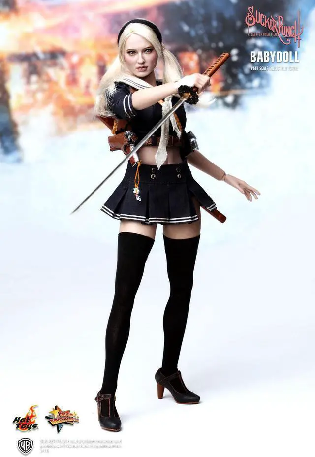 Alt view image 7 of 8 - Sucker Punch Babydoll 1:6 Scale 12" Figure By Hot Toys