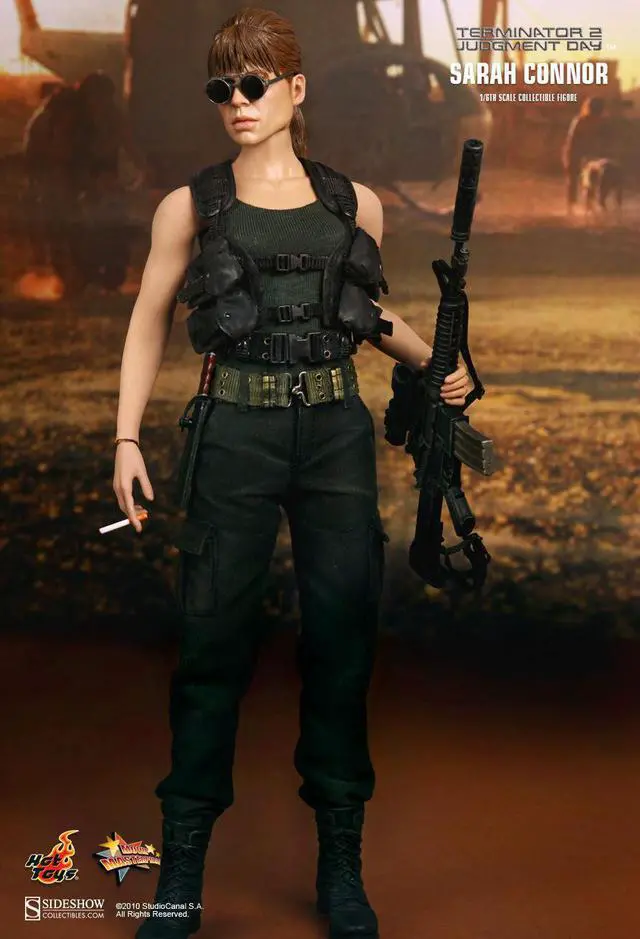 Alt view image 3 of 5 - Figure Hot Toys MMS119 - Terminator 2 : Judgment Day - Sarah Connor
