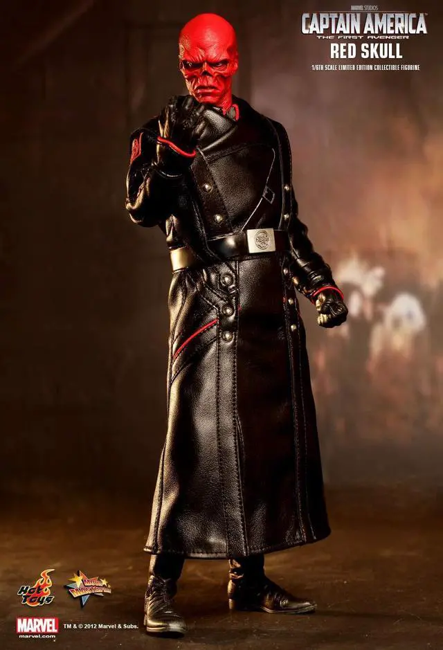 Alt view image 4 of 5 - Captain America Red Skull 1:6 Scale Figure Movie Masterpiece Hot Toys