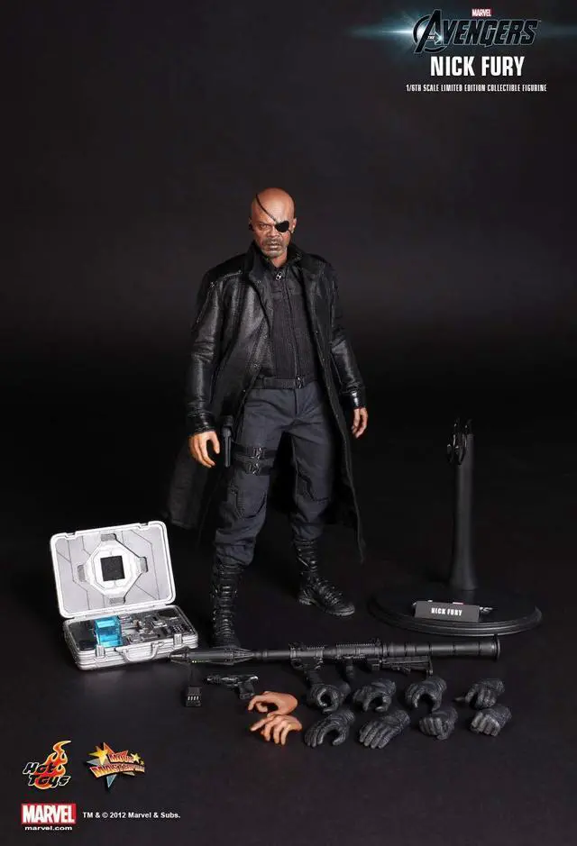 Alt view image 2 of 5 - Figure Hot Toys MMS169 - Marvel Comics - The Avengers - Nick Fury