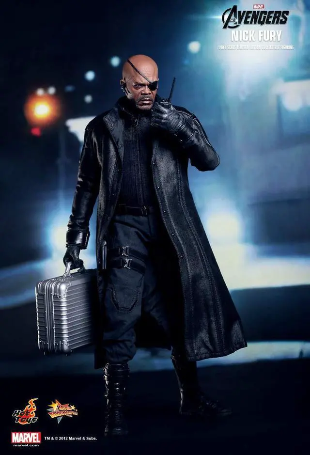 Alt view image 3 of 5 - Figure Hot Toys MMS169 - Marvel Comics - The Avengers - Nick Fury