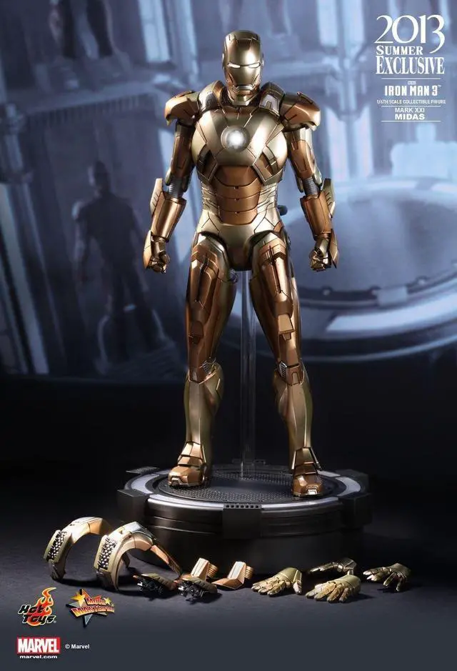 Alt view image 2 of 5 - Figure Hot Toys MMS208 - Marvel Comics - Iron Man 3 - Iron Man Midas Mark 21
