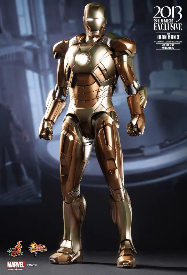 Alt view image 4 of 5 - Figure Hot Toys MMS208 - Marvel Comics - Iron Man 3 - Iron Man Midas Mark 21