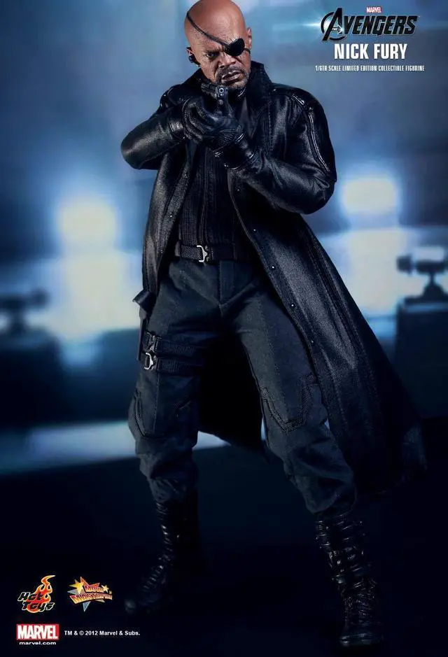 Alt view image 4 of 5 - Figure Hot Toys MMS169 - Marvel Comics - The Avengers - Nick Fury