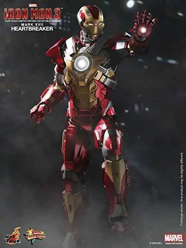 Alt view image 4 of 5 - 1/6 SCALE Iron Man Mark 17: Heartbreaker Iron Man Sixth Scale Figure by Hot Toys Movie Masterpiece Series