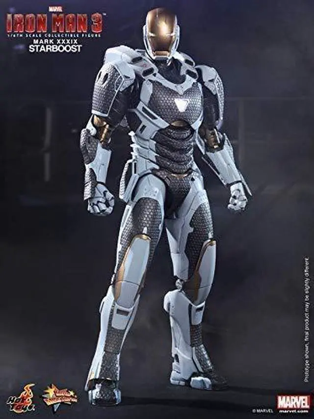 Alt view image 3 of 4 - Figure Hot Toys MMS214 - Marvel Comics - Iron Man 3 - Iron Man Starboost Mark 39