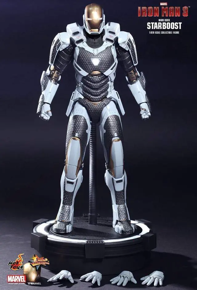 Alt view image 2 of 4 - Figure Hot Toys MMS214 - Marvel Comics - Iron Man 3 - Iron Man Starboost Mark 39