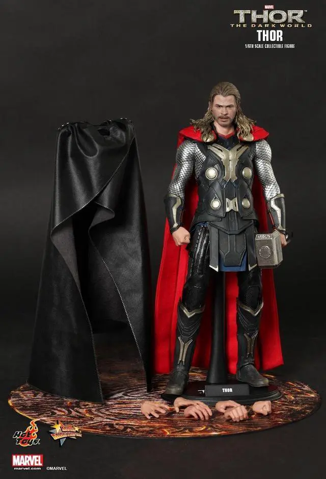 Alt view image 3 of 6 - hot toys thor the dark world 1/6 scale collectible figure thor
