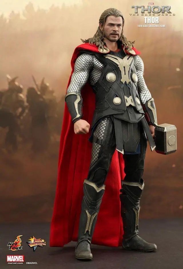 Alt view image 4 of 6 - hot toys thor the dark world 1/6 scale collectible figure thor