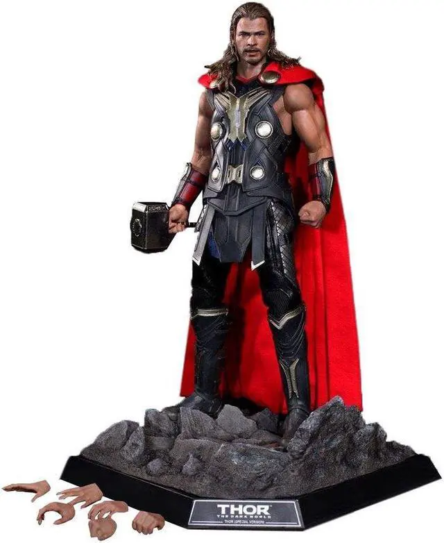 Alt view image 2 of 6 - thor light asgardian armor dark world 1/6 scale hot toys exclusive action figure