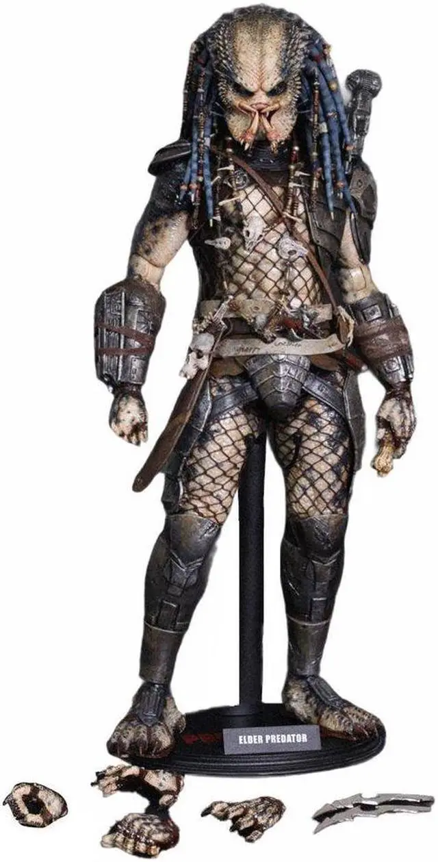 Alt view image 7 of 11 - Predator 2 Elder Predator 1:6 Scale Hot Toys Figure