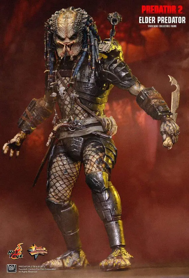 Alt view image 10 of 11 - Predator 2 Elder Predator 1:6 Scale Hot Toys Figure