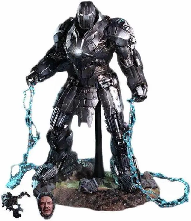 Alt view image 9 of 12 - Whiplash Mark II Iron Man 2 Movie Masterpiece Series Diecast 1/6 Scale Figure