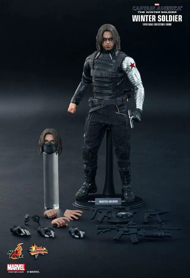 Alt view image 2 of 5 - Figure Hot Toys MMS241 - Marvel Comics - Captain America : The Winter Soldier - Winter Soldier