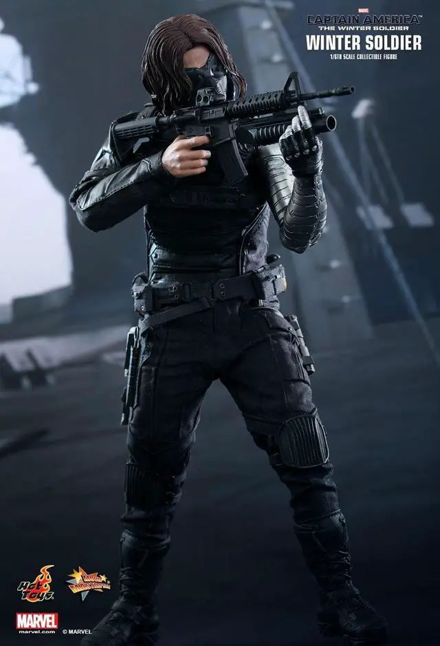 Alt view image 3 of 5 - Figure Hot Toys MMS241 - Marvel Comics - Captain America : The Winter Soldier - Winter Soldier