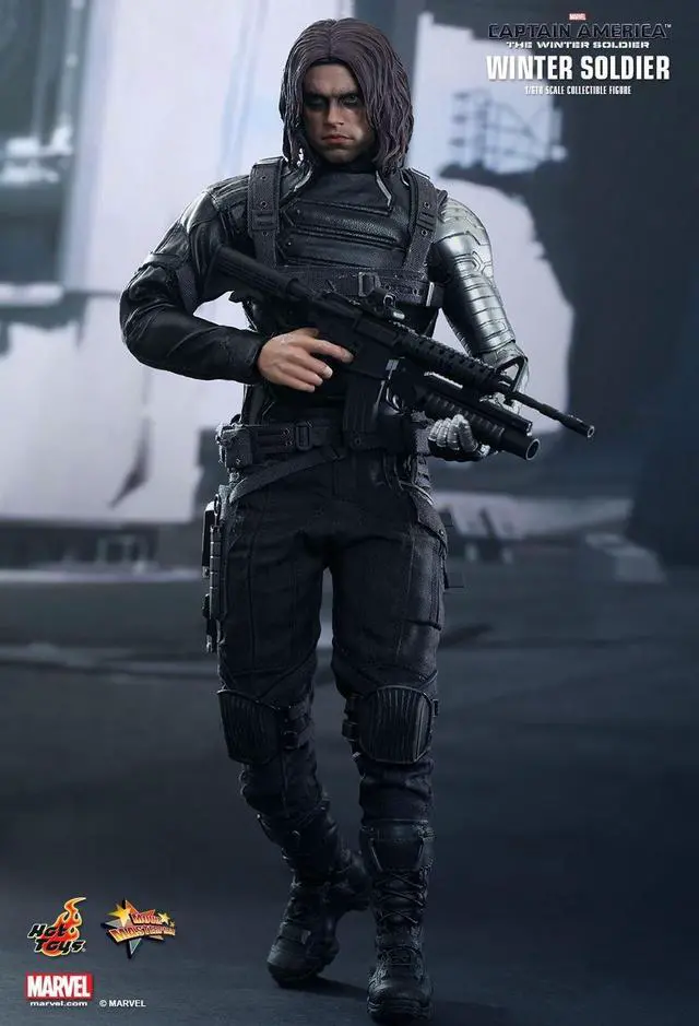 Alt view image 4 of 5 - Figure Hot Toys MMS241 - Marvel Comics - Captain America : The Winter Soldier - Winter Soldier