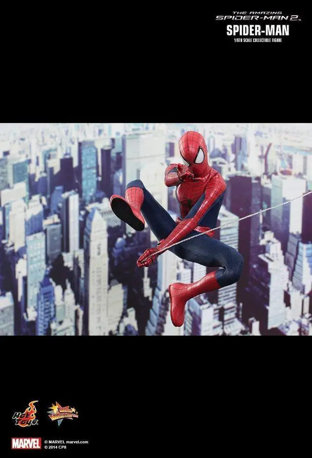 Alt view image 4 of 5 - Figure Hot Toys MMS244 - Marvel Comics - The Amazing Spider-Man 2 - Spider-Man