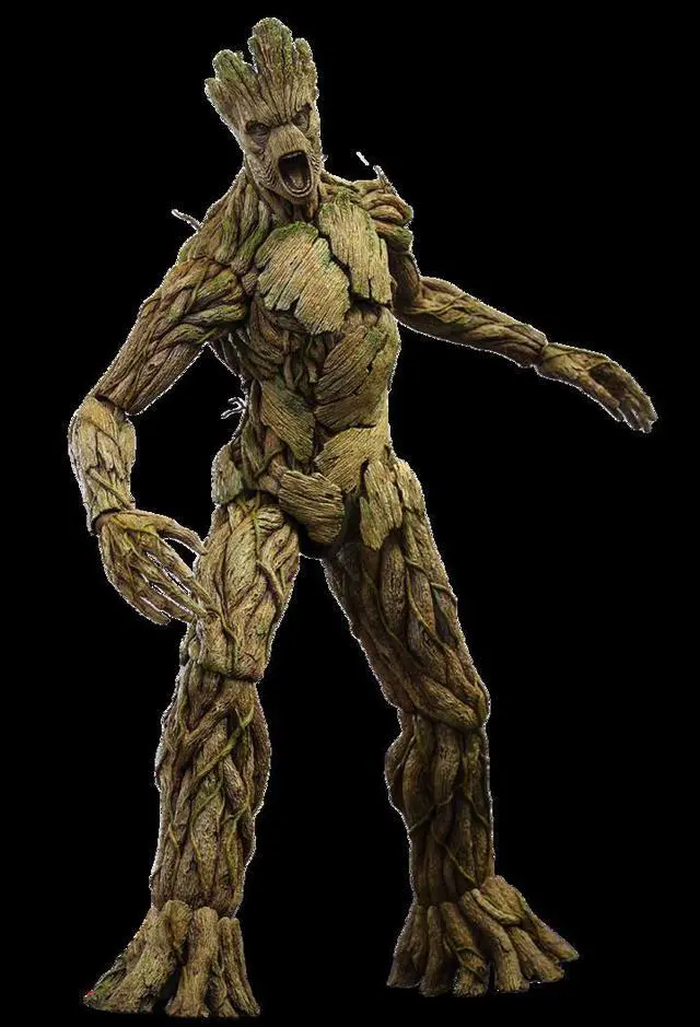 Alt view image 8 of 12 - Groot Guardians of the Galaxy Movie Masterpiece 1/6 Scale Figure