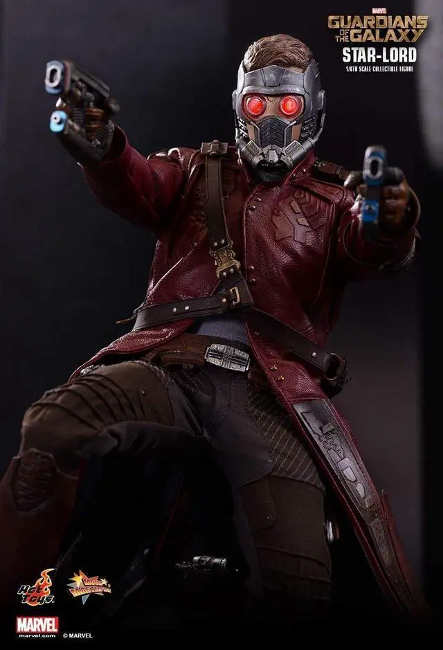 Alt view image 3 of 5 - Figure Hot Toys MMS255 - Marvel Comics - Guardians Of The Galaxy - Star Lord Standard Version