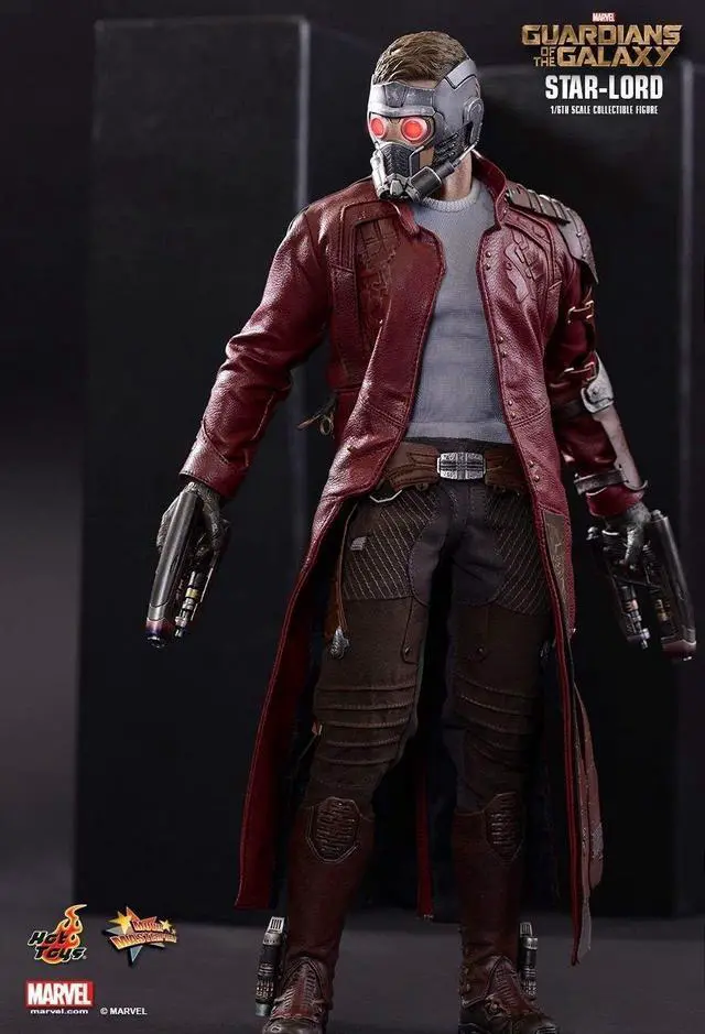 Alt view image 4 of 5 - Figure Hot Toys MMS255 - Marvel Comics - Guardians Of The Galaxy - Star Lord Standard Version