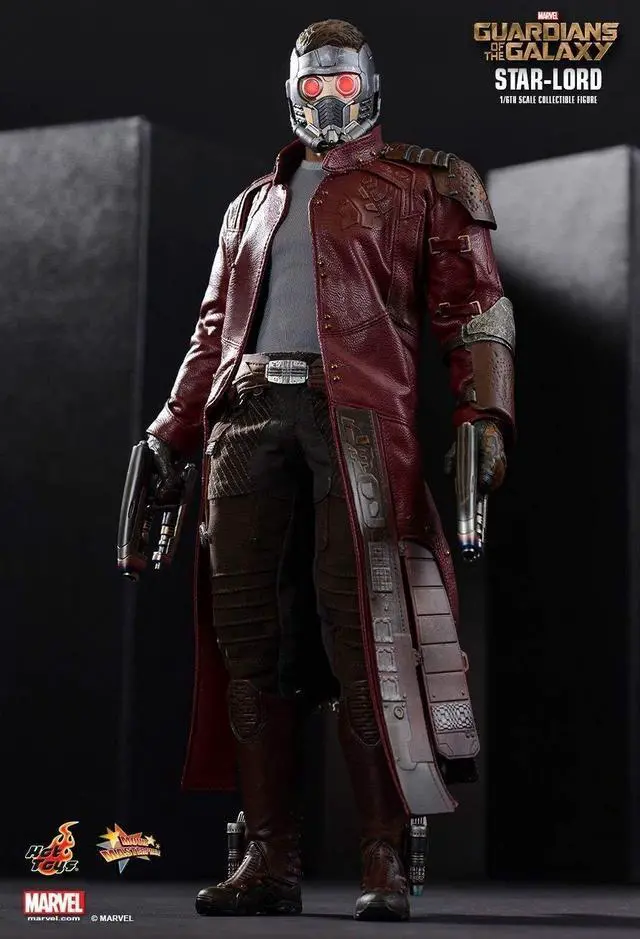 Alt view image 3 of 5 - Figure Hot Toys MMS255 - Marvel Comics - Guardians Of The Galaxy - Star Lord Deluxe Version