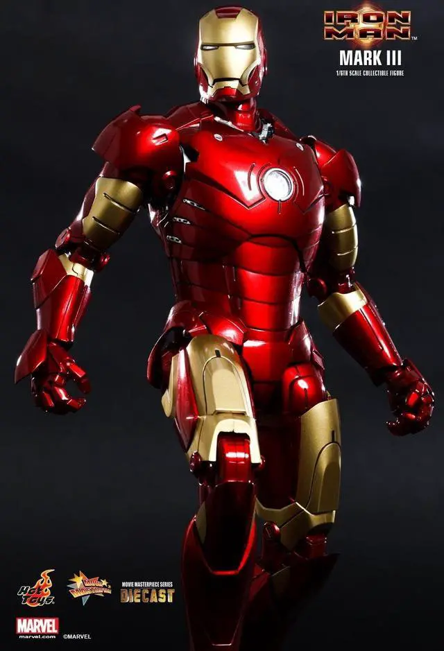 Alt view image 4 of 5 - Figure Hot Toys MMS256D07 - Marvel Comics - Iron Man - Iron Man Mark 3 Standard Version