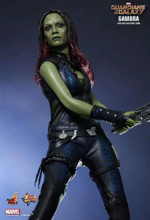 Alt view image 14 of 16 - Gamora Guardians of the Galaxy Movie Masterpiece 1/6 Scale Hot Toys Figure