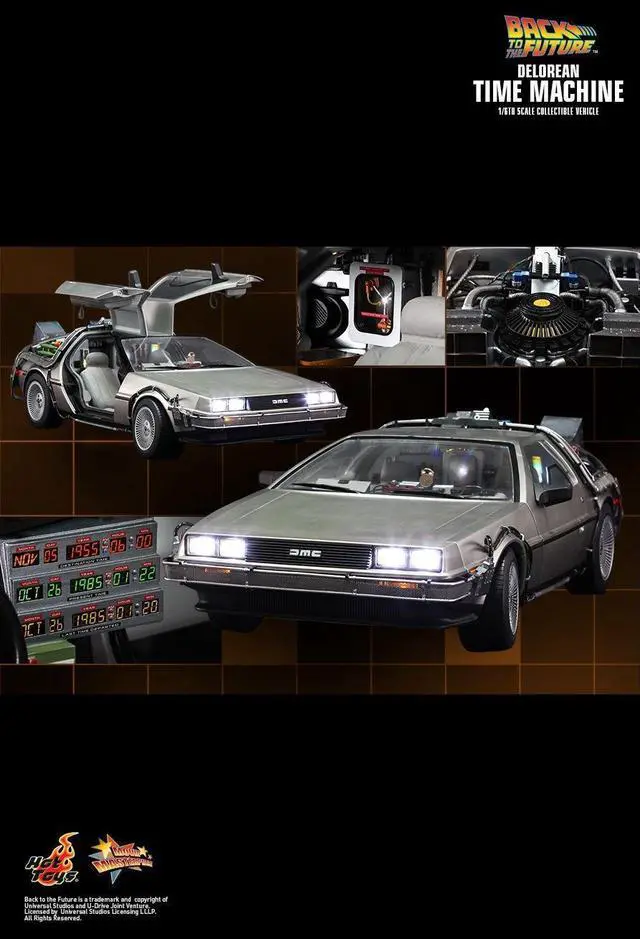 Alt view image 2 of 5 - Figure Hot Toys MMS260 - Back To The Future - Delorean Time Machine
