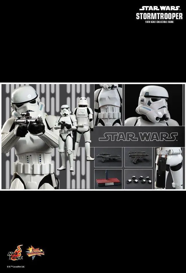 Alt view image 2 of 5 - Figure Hot Toys MMS267 - Star Wars 4 : A New Hope - Stormtrooper
