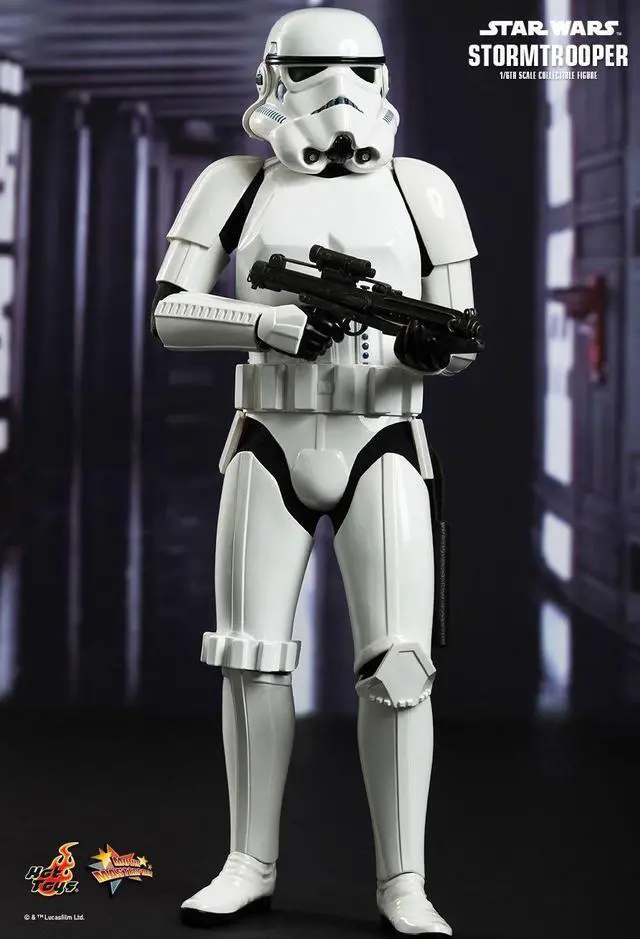 Alt view image 4 of 5 - Figure Hot Toys MMS267 - Star Wars 4 : A New Hope - Stormtrooper