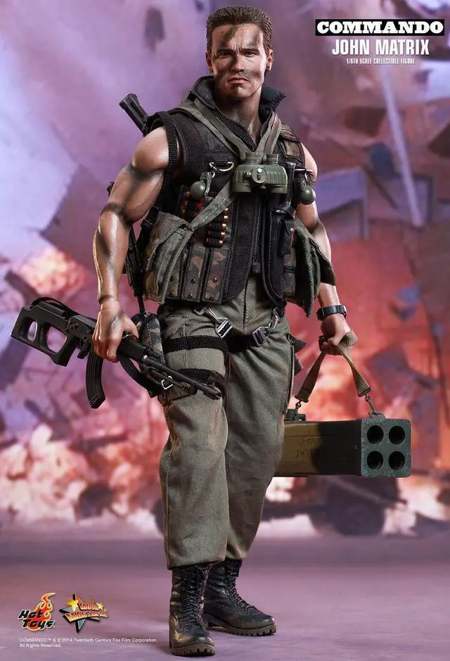 Alt view image 3 of 5 - Figure Hot Toys MMS276 - Commando - John Matrix