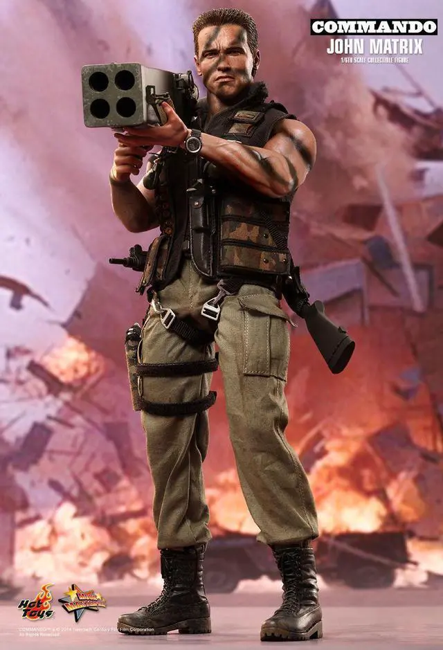 Alt view image 4 of 5 - Figure Hot Toys MMS276 - Commando - John Matrix