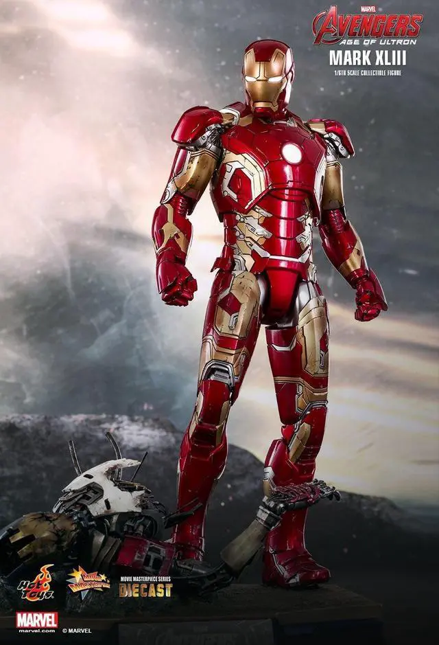 Alt view image 3 of 5 - Figure Hot Toys MMS278D09 - Marvel Comics - Avengers : Age Of Ultron - Iron Man Mark 43 Deluxe Version