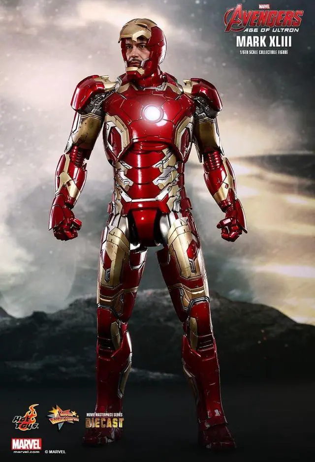 Alt view image 4 of 5 - Figure Hot Toys MMS278D09 - Marvel Comics - Avengers : Age Of Ultron - Iron Man Mark 43 Deluxe Version