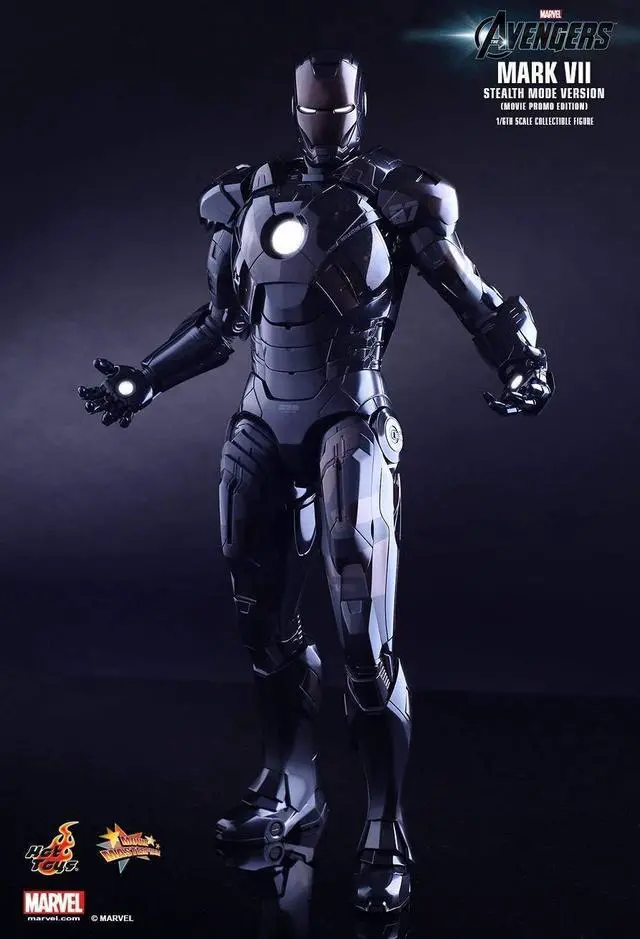 Alt view image 4 of 5 - Figure Hot Toys MMS282 - Marvel Comics - The Avengers - Iron Man Mark 7 Stealth Mode Version