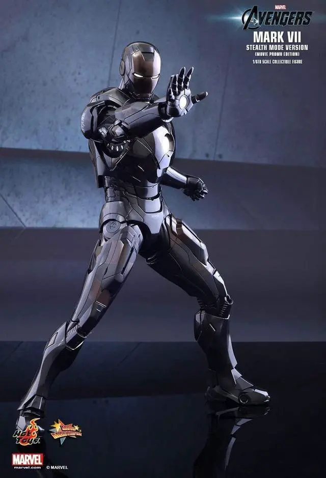 Alt view image 3 of 5 - Figure Hot Toys MMS282 - Marvel Comics - The Avengers - Iron Man Mark 7 Stealth Mode Version