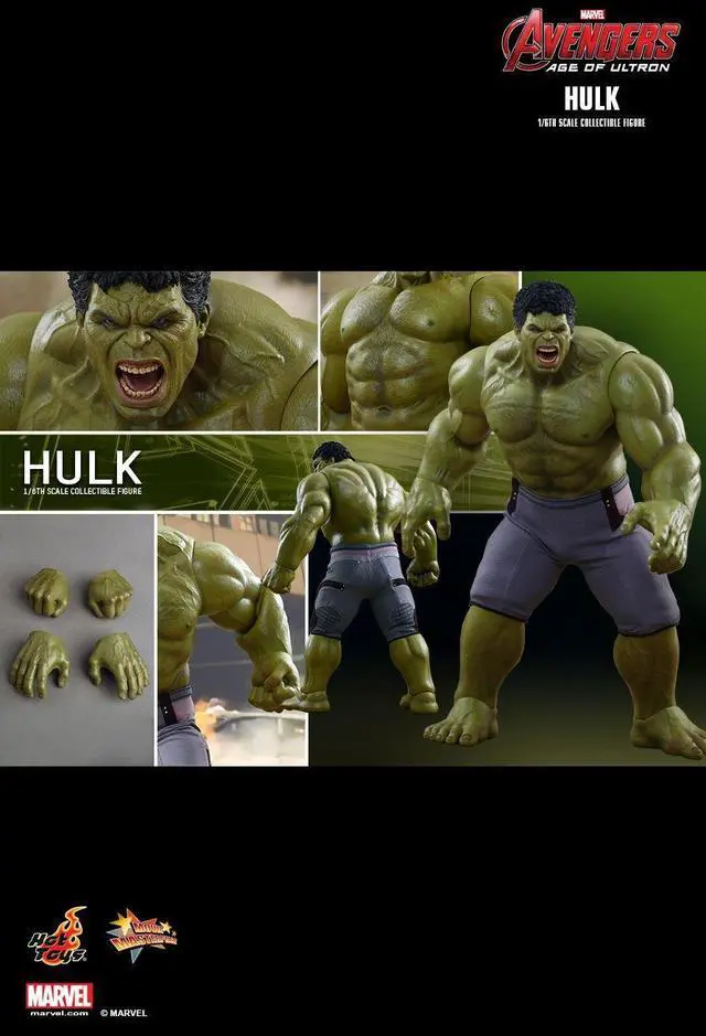 Alt view image 2 of 5 - Figure Hot Toys MMS286 - Marvel Comics - Avengers : Age Of Ultron - Hulk Standard Version