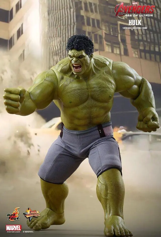Alt view image 3 of 5 - Figure Hot Toys MMS286 - Marvel Comics - Avengers : Age Of Ultron - Hulk Standard Version
