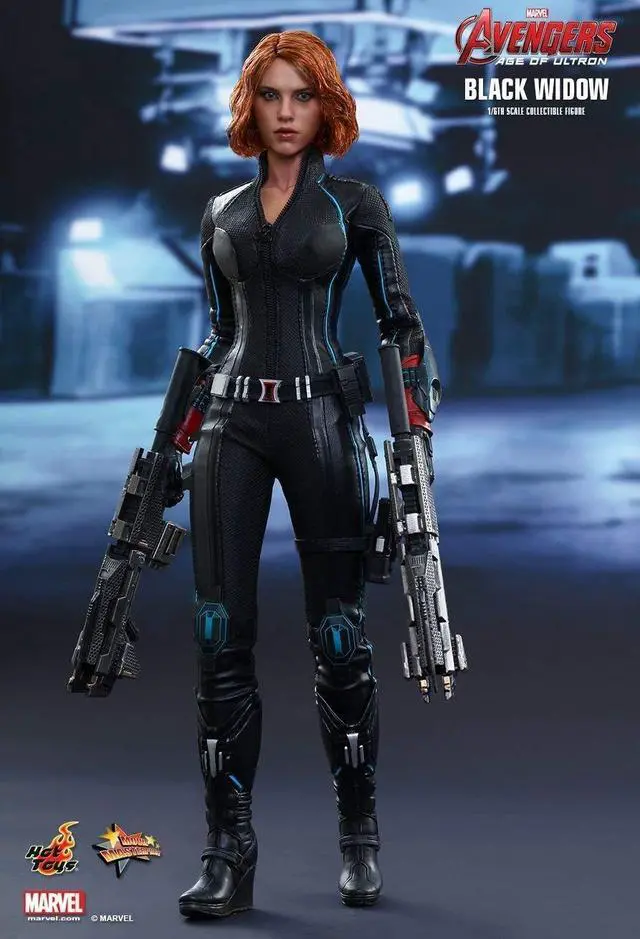 Alt view image 4 of 5 - Figure Hot Toys MMS288 - Marvel Comics - Avengers : Age Of Ultron - Black Widow