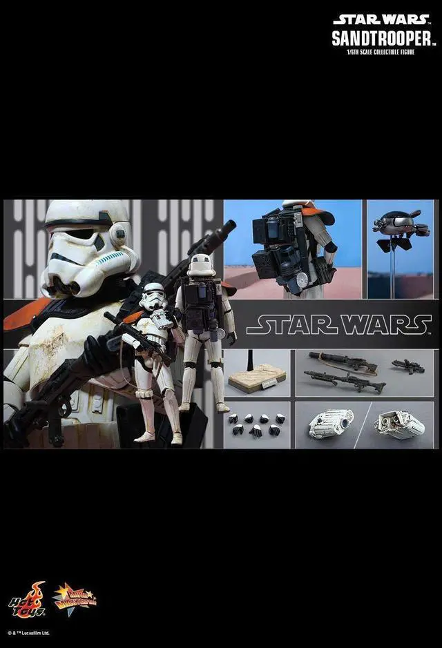 Alt view image 2 of 5 - Figure Hot Toys MMS295 - Star Wars 4 : A New Hope - Sandtrooper