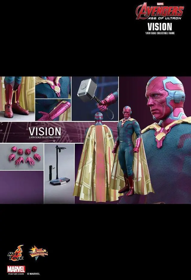 Alt view image 2 of 5 - Figure Hot Toys MMS296 - Marvel Comics - Avengers : Age Of Ultron - Vision