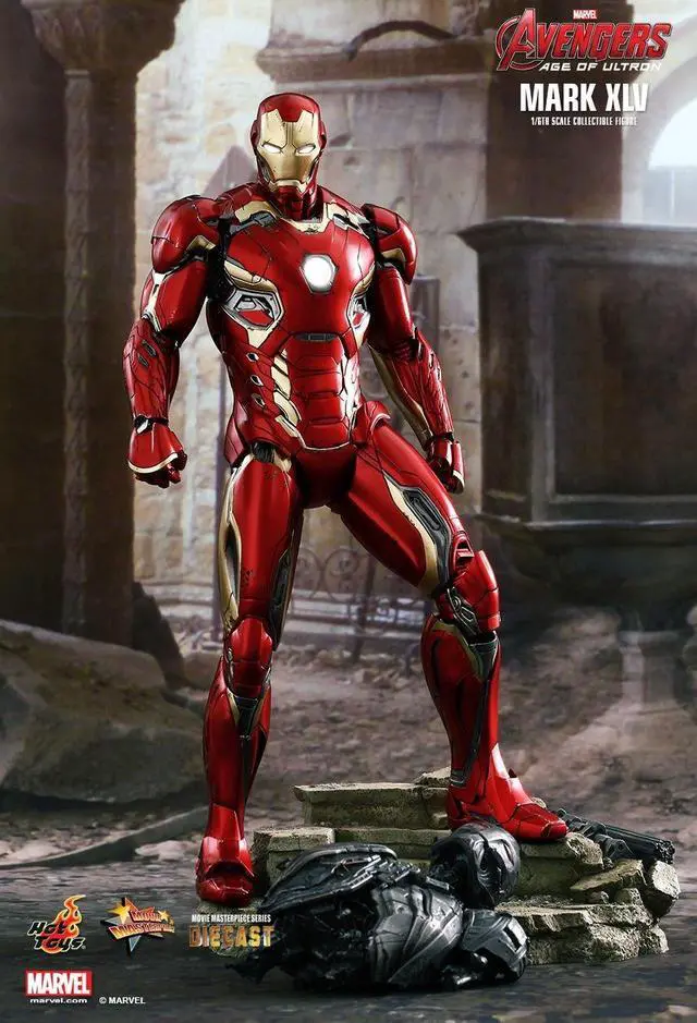 Alt view image 3 of 5 - Figure Hot Toys MMS300D11 - Marvel Comics - Avengers : Age Of Ultron - Iron Man Mark 45