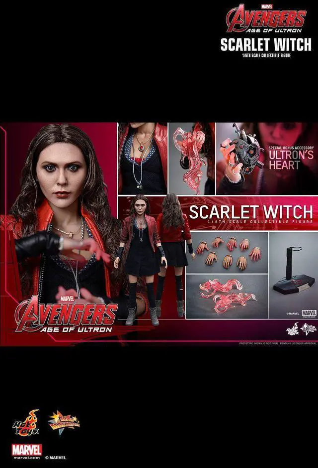Alt view image 2 of 5 - Figure Hot Toys MMS301 - Marvel Comics - Avengers : Age Of Ultron - Scarlet Witch