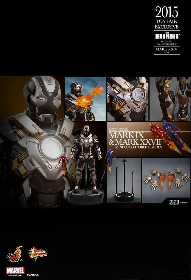 Alt view image 2 of 5 - Figure Hot Toys MMS303 - Marvel Comics - Iron Man 3 - Iron Man Tank Mark XXIV