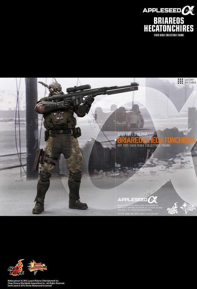 Alt view image 4 of 5 - Figure Hot Toys MMS269 - Appleseed Alpha - Briareos Hecatonchires