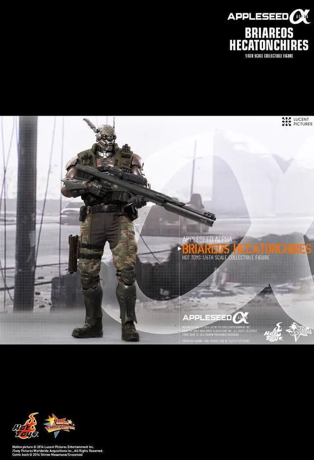 Alt view image 3 of 5 - Figure Hot Toys MMS269 - Appleseed Alpha - Briareos Hecatonchires